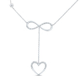 1/10CTW-DIA CN GIFT HEART NECKLACE (18 INCH)